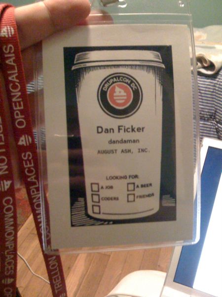 DrupalCon DC Badge DrupalCon DC Badge