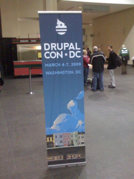 DrupalCon DC Lobby Poster DrupalCon DC Lobby Poster